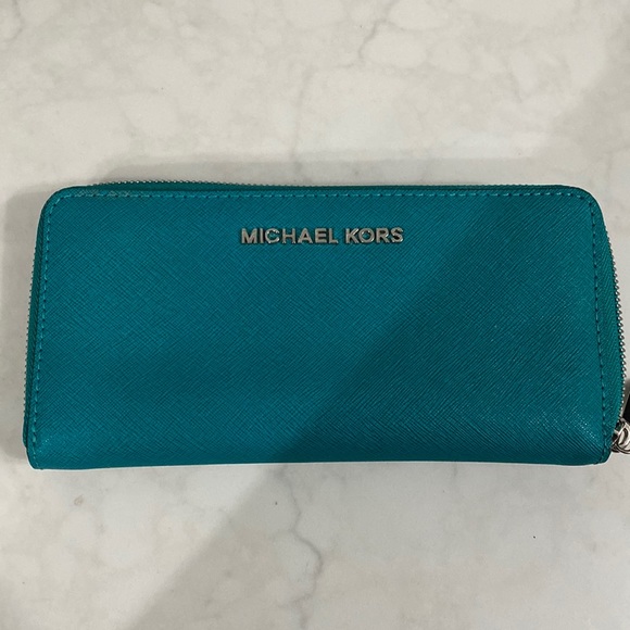 Michael Kors Handbags - Teal Michael kors wallet